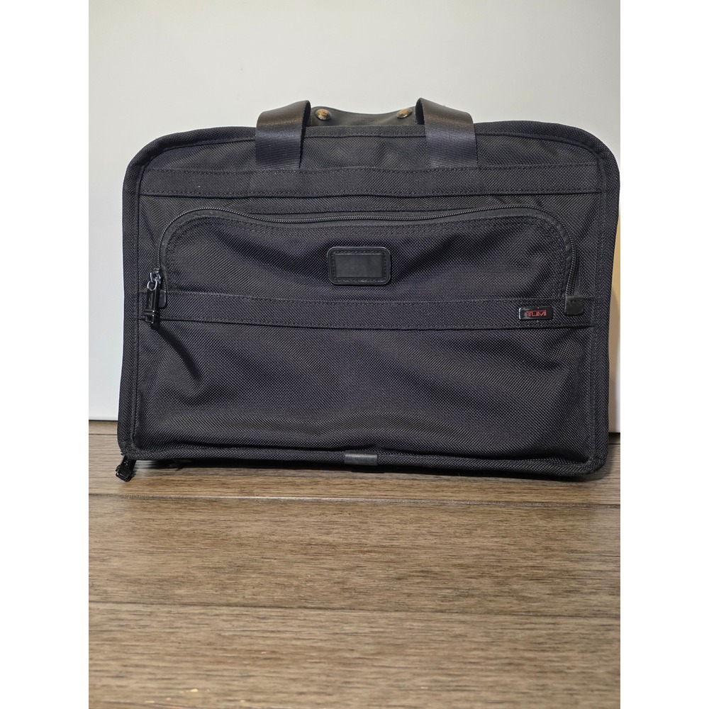 Tumi T-Pass Black Ballistic Nylon Laptop Briefcase Bag 26145D4
